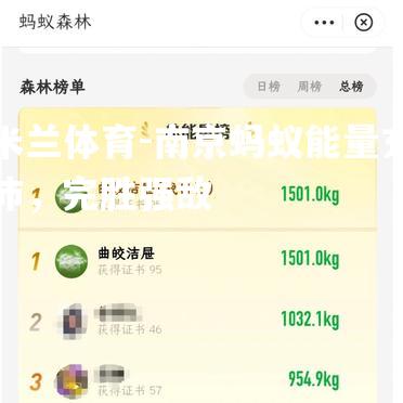 南京蚂蚁能量充沛，完胜强敌